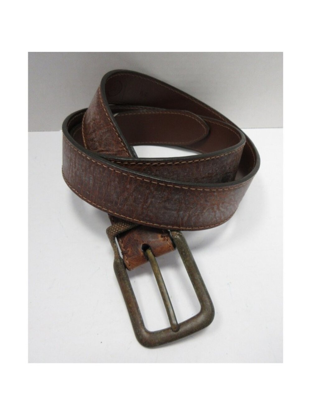 Remington Belt 44 American Bison Leather Distressed Made In USA *